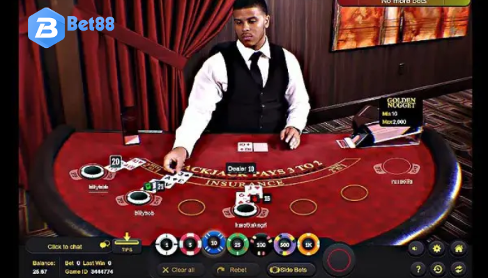 Hãy tham gia chơi blackjack online trên https://bet88.ist/ để trải nghiệm sự hấp dẫn và có cơ hội giành những phần thưởng đầy hứa hẹn.