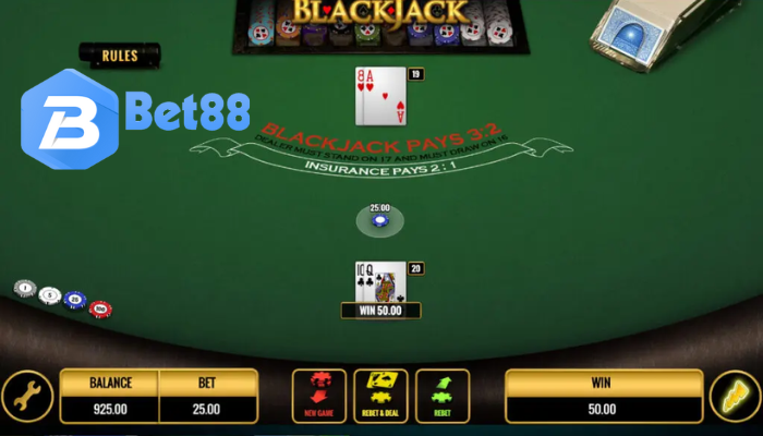 Luật chơi blackjack online chơi dễ thắng lớn cùng bet88